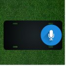 Custom Personalized License Plate With Add Names To Microphone Fancy Design NEW
