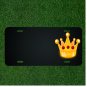 Custom Personalized License Plate With Add Names To Fancy Crown Design NEW