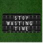 Custom Personalized License Plate Auto Tag With Stop Wasting Time Design NEW