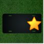 Custom Personalized License Plate With Add Names To Star Yellow Golden Shapes