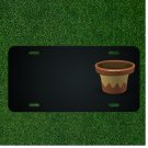 Custom Personalized License Plate With Add Names To Pot Soil Dirt Gardening