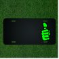 Custom Personalized License Plate With Add Names To Thumb Up Like Hand