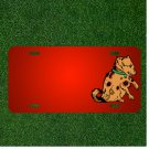 Custom Personalized License Plate With Add Names To Animal Pet Dog Mammal