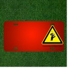 Custom Personalized License Plate With Add Names To Ninja Signs Symbols Sword