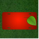 Custom Personalized License Plate With Add Names To Leaf Nature Nerves Veins