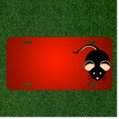 Custom Personalized License Plate With Add Names To Mouse Black Mice Animal