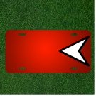 Custom Personalized License Plate With Add Names To Arrow Left Point Pointer