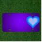 Custom Personalized License Plate With Add Names To Heart Blue Love One