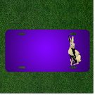 Custom Personalized License Plate With Add Names To Hare Sitting Mammal Alert