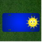 Custom Personalized License Plate With Add Names To Sun Weather Summer Sun