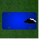 Custom Personalized License Plate With Add Names To Clouds Sky Design Weather