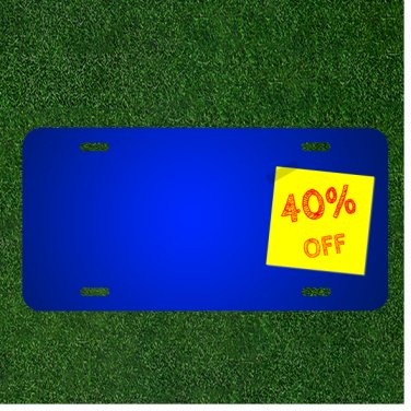 Custom Personalized License Plate With Add Names To Forty Percent Off Discount