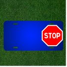 Custom Personalized License Plate With Add Names To Stop Sign Road Sign