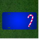 Custom Personalized License Plate With Add Names To Candy Cane Sweet Cane