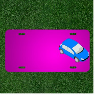 Custom Personalized Car License Plate With Add Names To Car Vehicle Automobile