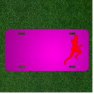 Custom Personalized Car License Plate With Add Names To Run Running Jogging