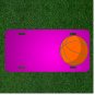 Custom Personalized Car License Plate With Add Names To Basketball Ball Sports