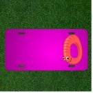 Custom Personalized Car License Plate With Add Names To Earthworm Worm Animal