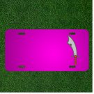 Custom Personalized Car License Plate With Add Names To Scimitar Slice Sword