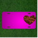 Custom Personalized Car License Plate With Add Names To Heart Love Valentine