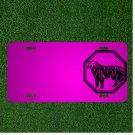 Custom Personalized Car License Plate With Add Names To Tiger Animal Mammal