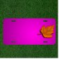 Custom Personalized Car License Plate With Add Names To Maple Autumn Fall