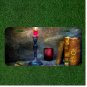 Custom Personalized License Plate Auto Tag With Lit Candle And Ancient Books