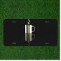 Custom Personalized License Plate With Cup Of Coffee Design Add Names