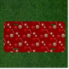 Custom Personalized License Plate Auto Tag With Amazing Red Christmas Design