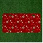 Custom Personalized License Plate Auto Tag With Amazing Red Christmas Design