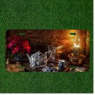 Custom Personalized License Plate Auto Tag With Beautiful Table Set Design