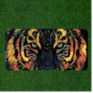 Custom Personalized License Plate Auto Tag With Stunning Colorful Tiger Design