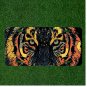 Custom Personalized License Plate Auto Tag With Stunning Colorful Tiger Design