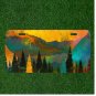 Custom Personalized License Plate Auto Tag With Stunning Colorful Art Design