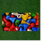 Custom Personalized License Plate Auto Tag With Colorful Chess Emoji Design