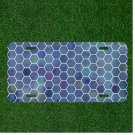 Custom Personalized License Plate Auto Tag With Stunning Pattern Design Art