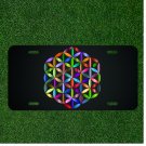 Custom Personalized License Plate Auto Tag With Stunning Colorful Shape Design