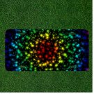 Custom Personalized License Plate Auto Tag With Colorful Shining Stars Design