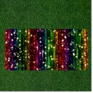 Custom Personalized License Plate Tag With Colorful Stars Pattern Design NEW