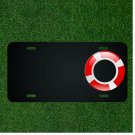 Custom Personalized License Plate With Add Names To Lifebuoy Float Lifesaving
