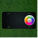 Custom Personalized License Plate With Add Names To Colors Glossy Pattern