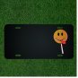 Custom Personalized License Plate With Add Names To Candy Lollipop Smiley