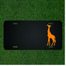 Custom Personalized License Plate With Add Names To Giraffe Animal Mammal