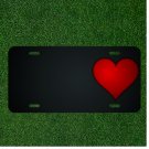 Custom Personalized License Plate With Add Names To Heart Valentine Valentines