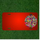 Custom Personalized License Plate With Add Names To Pointer Direction Arrows