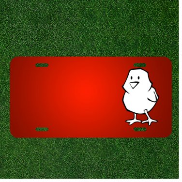 Custom Personalized License Plate With Add Names To Chick Fledgling Poult