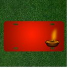 Custom Personalized License Plate With Add Names To Tealight Tea Candle