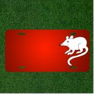 Custom Personalized License Plate With Add Names To Mouse Rodent Rat