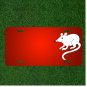 Custom Personalized License Plate With Add Names To Mouse Rodent Rat