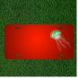 Custom Personalized License Plate With Add Names To Jellyfish Sea Green